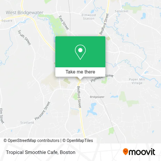 Tropical Smoothie Cafe map