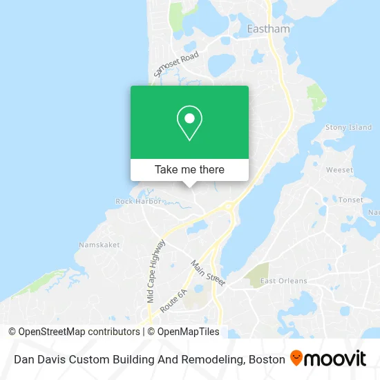 Dan Davis Custom Building And Remodeling map