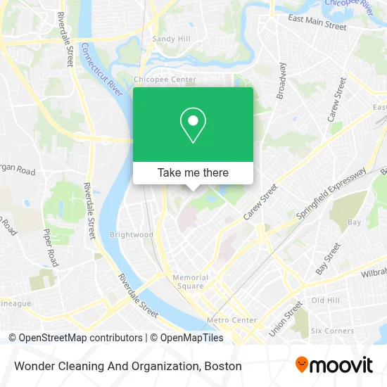Wonder Cleaning And Organization map