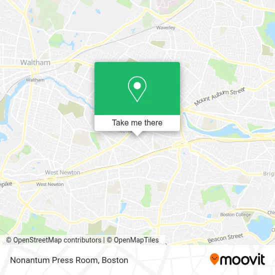 Nonantum Press Room map