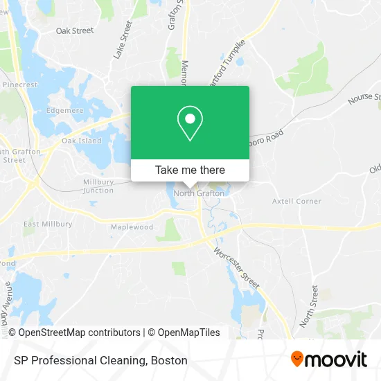 SP Professional Cleaning map