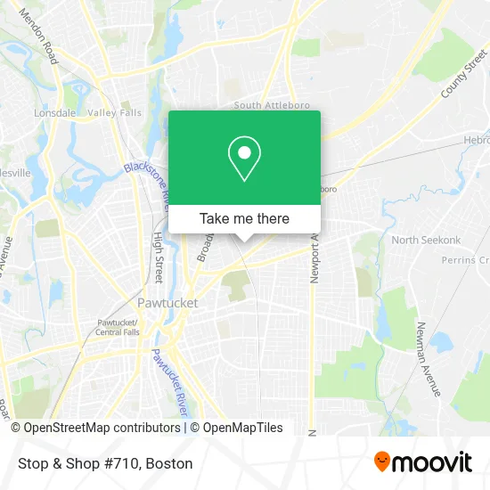 Stop & Shop #710 map