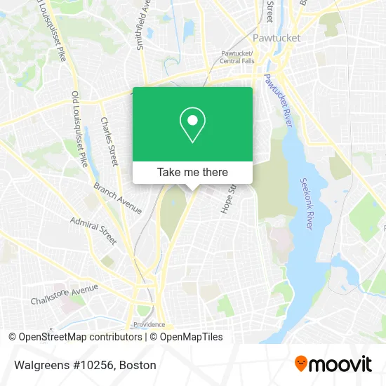 Walgreens #10256 map