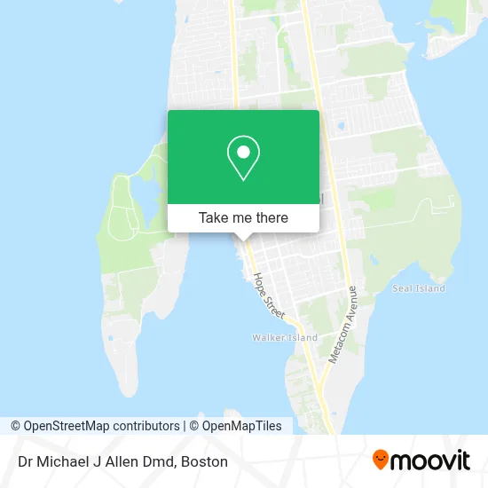 Dr Michael J Allen Dmd map