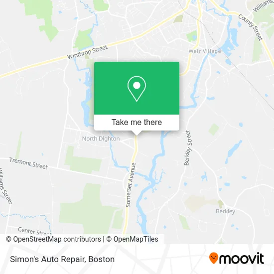 Simon's Auto Repair map