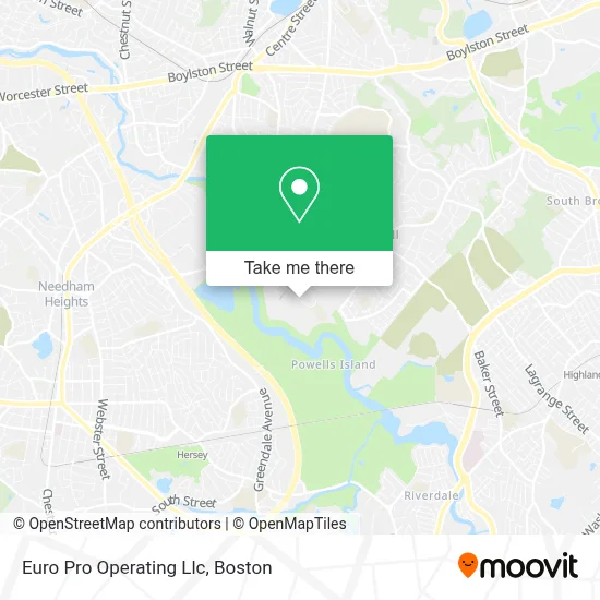 Euro Pro Operating Llc map