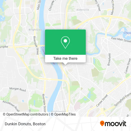 Dunkin Donuts map