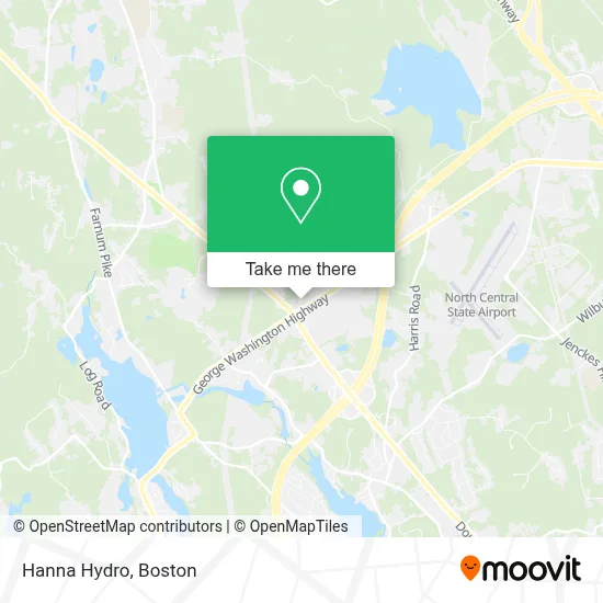 Hanna Hydro map