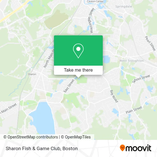 Sharon Fish & Game Club map