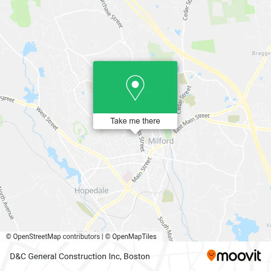 D&C General Construction Inc map