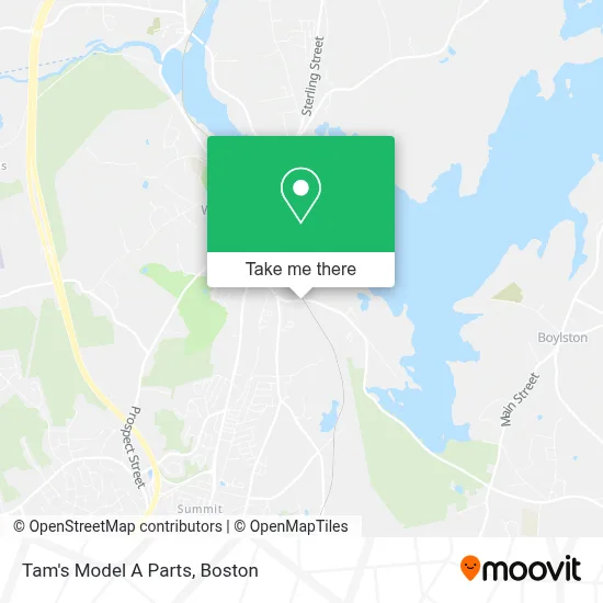 Tam's Model A Parts map