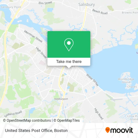 United States Post Office map