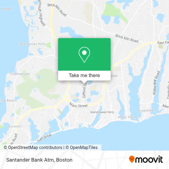 Santander Bank Atm map