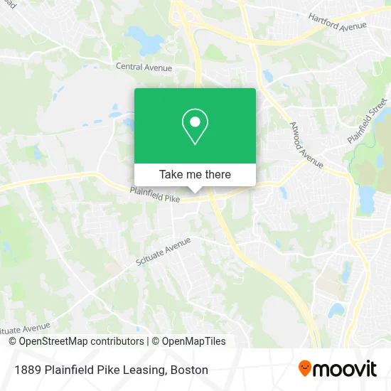 1889 Plainfield Pike Leasing map