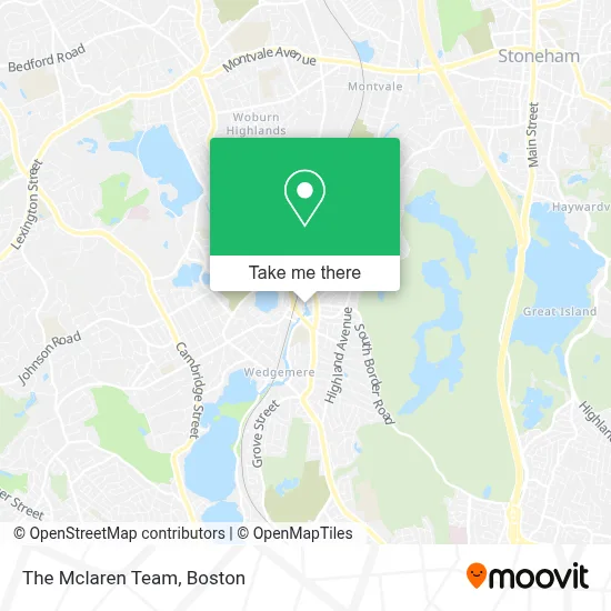 The Mclaren Team map