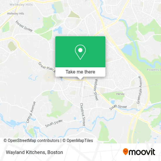 Wayland Kitchens map