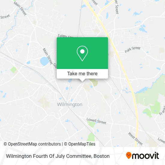 Wilmington Fourth Of July Committee map