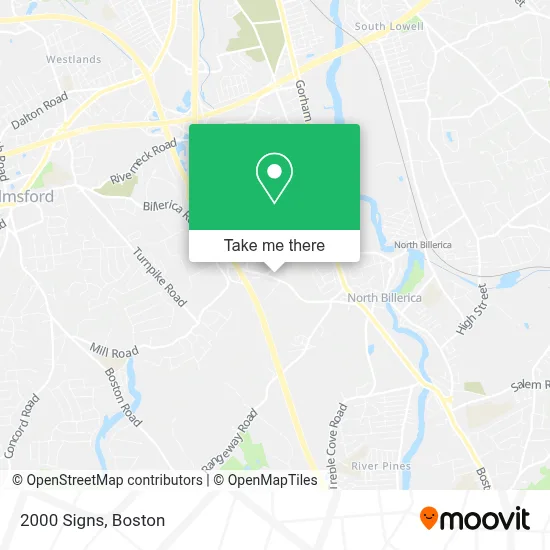 2000 Signs map