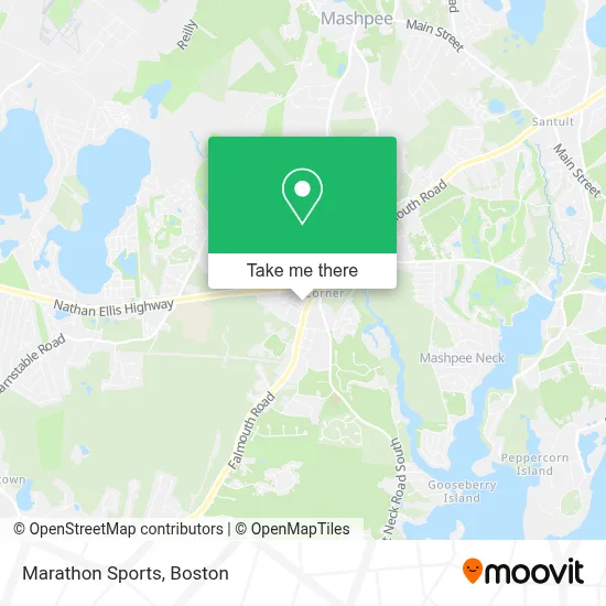 Marathon Sports map