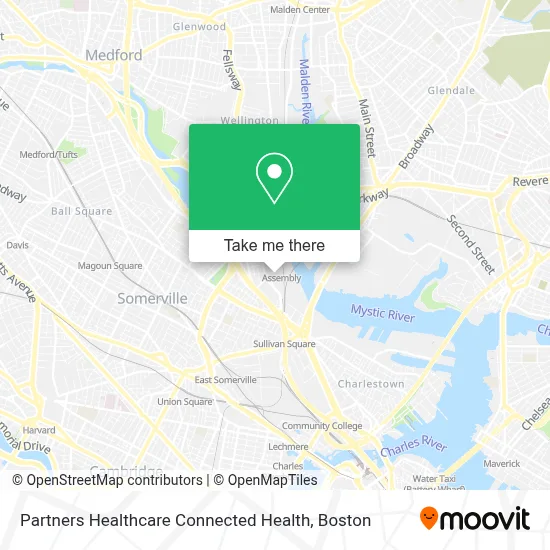 Partners Healthcare Connected Health map