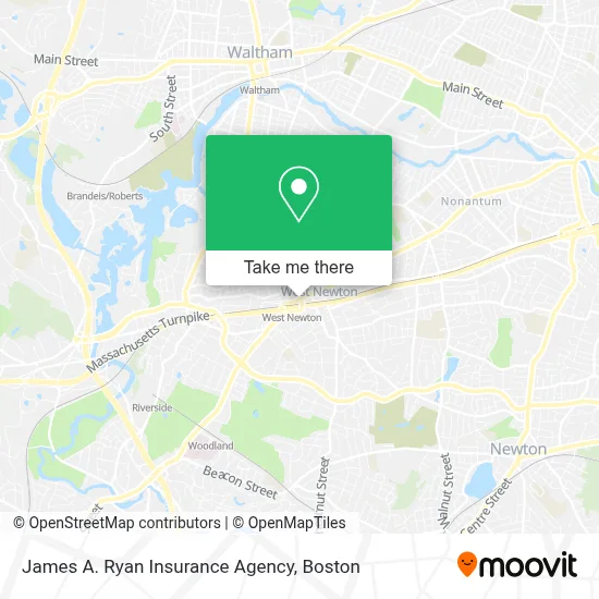 James A. Ryan Insurance Agency map