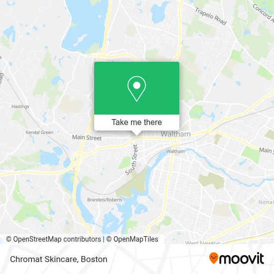 Chromat Skincare map