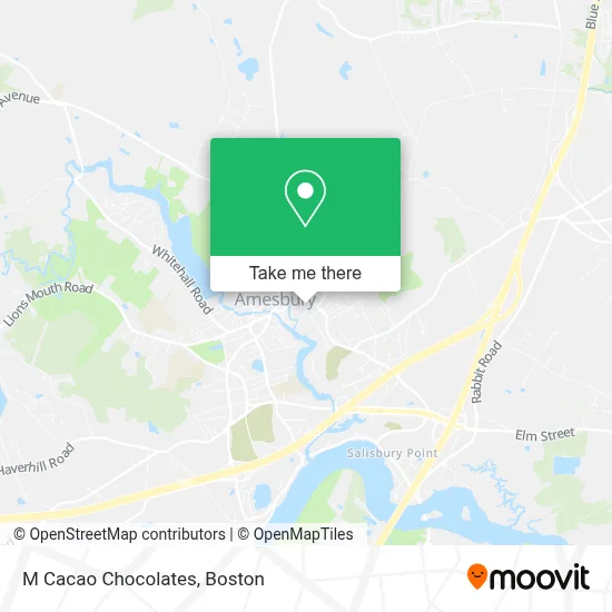 M Cacao Chocolates map