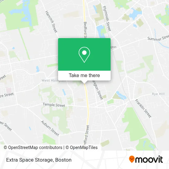 Extra Space Storage map