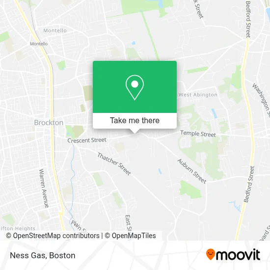 Ness Gas map