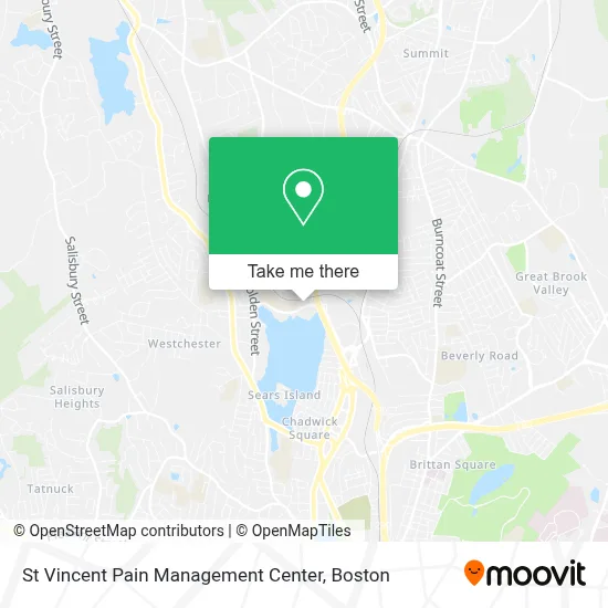 St Vincent Pain Management Center map