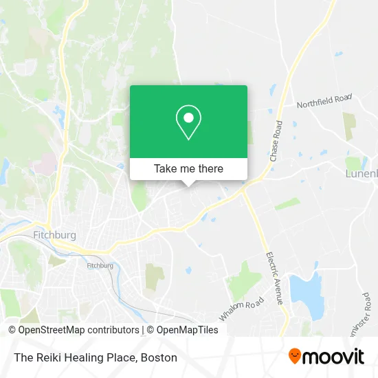The Reiki Healing Place map