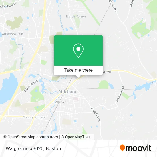 Walgreens #3020 map