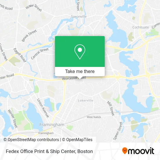 Fedex Office Print & Ship Center map