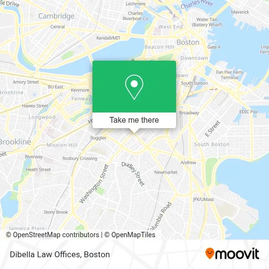 Dibella Law Offices map