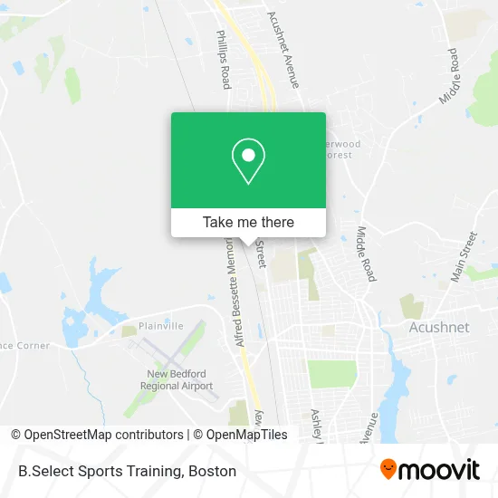 B.Select Sports Training map