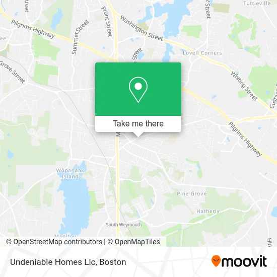 Undeniable Homes Llc map