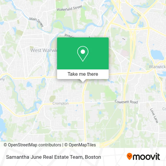 Samantha June Real Estate Team map