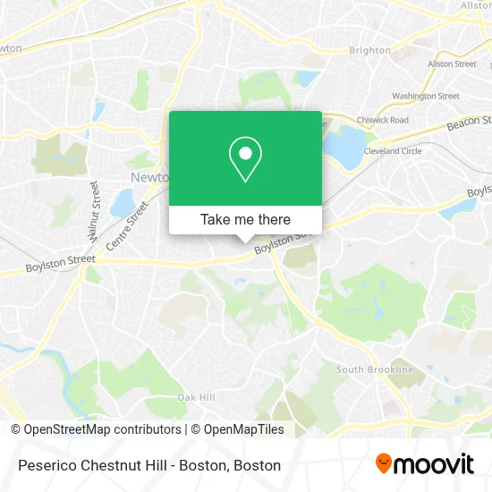 Peserico Chestnut Hill - Boston map