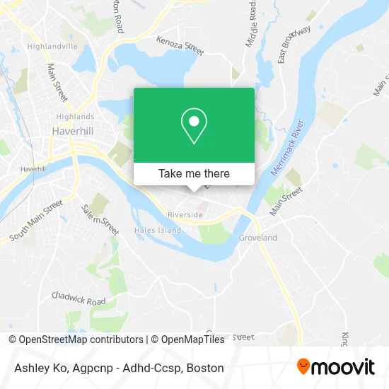 Ashley Ko, Agpcnp - Adhd-Ccsp map