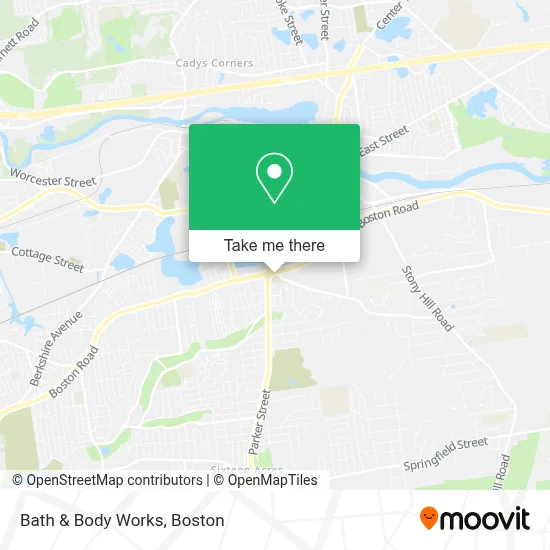 Bath & Body Works map