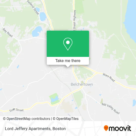 Lord Jeffery Apartments map