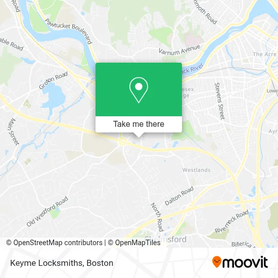 Keyme Locksmiths map