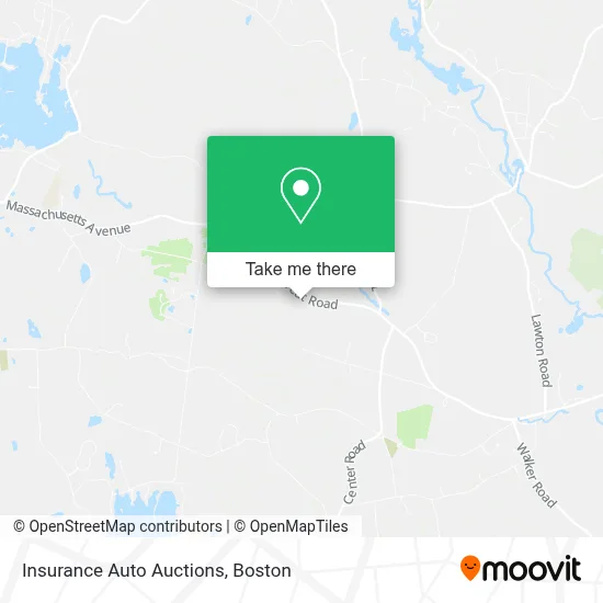 Insurance Auto Auctions map