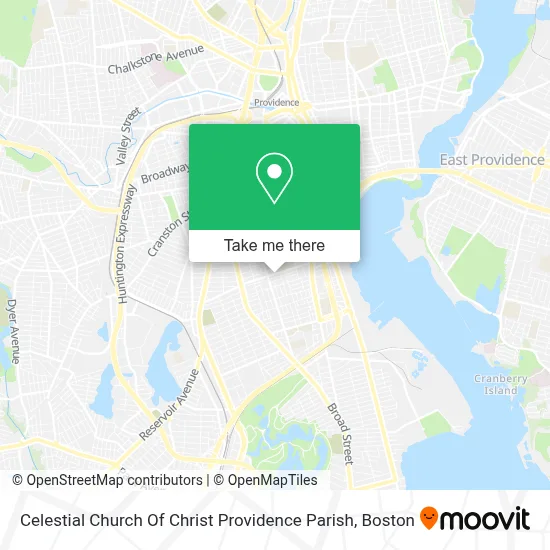 Celestial Church Of Christ Providence Parish map