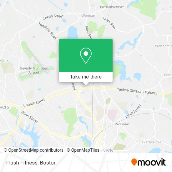 Flash Fitness map