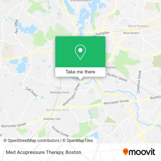 Med Acupressure Therapy map