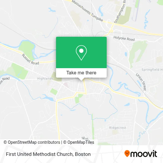 First United Methodist Church map