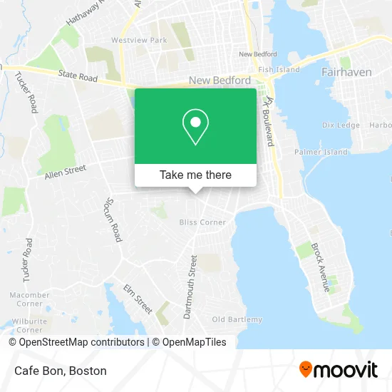 Cafe Bon map
