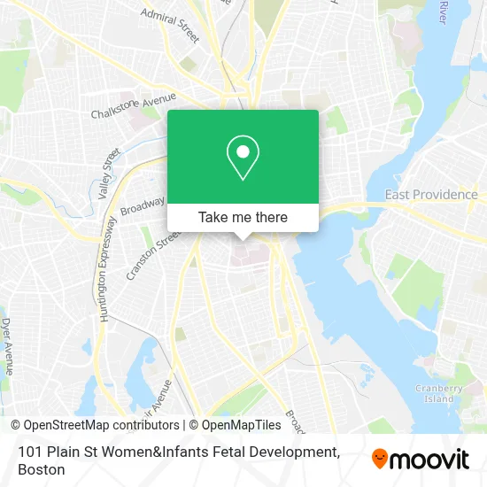101 Plain St Women&Infants Fetal Development map