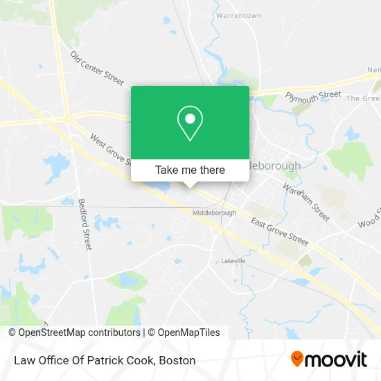 Law Office Of Patrick Cook map